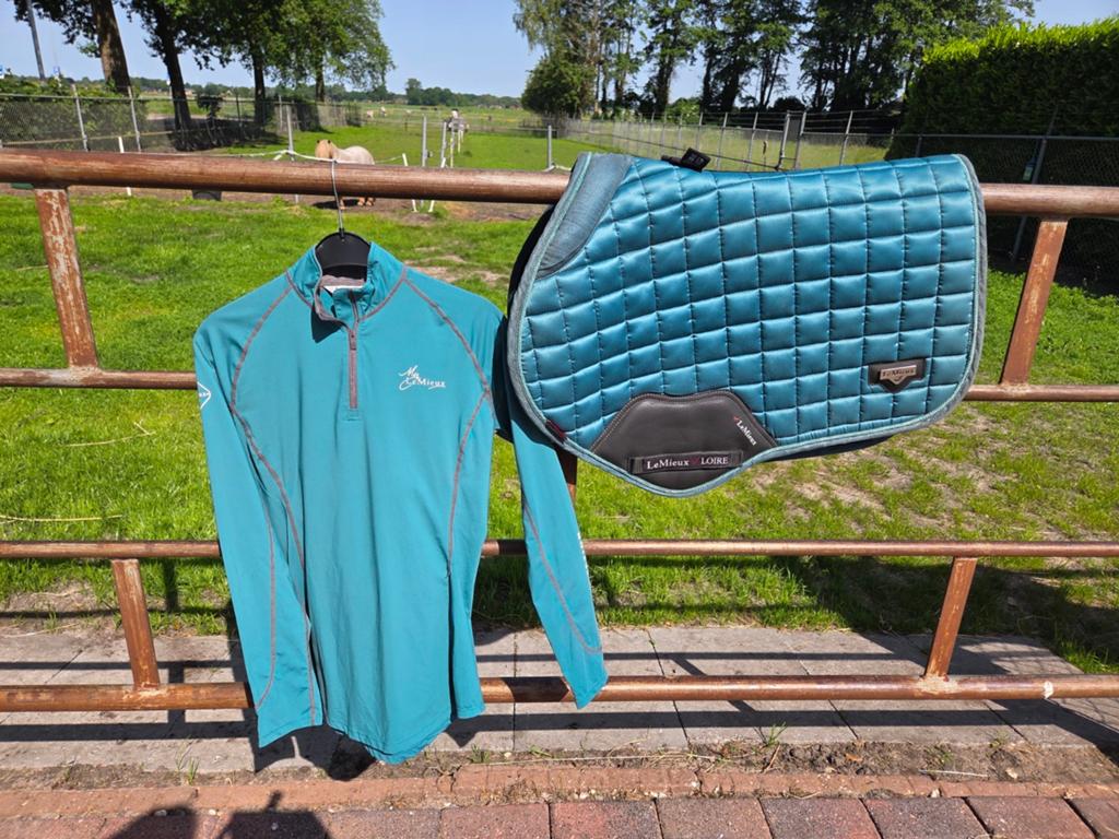 Le Mieux dekje Loire groen met bijpassend shirt 38, Ophalen of Verzenden, Zo goed als nieuw