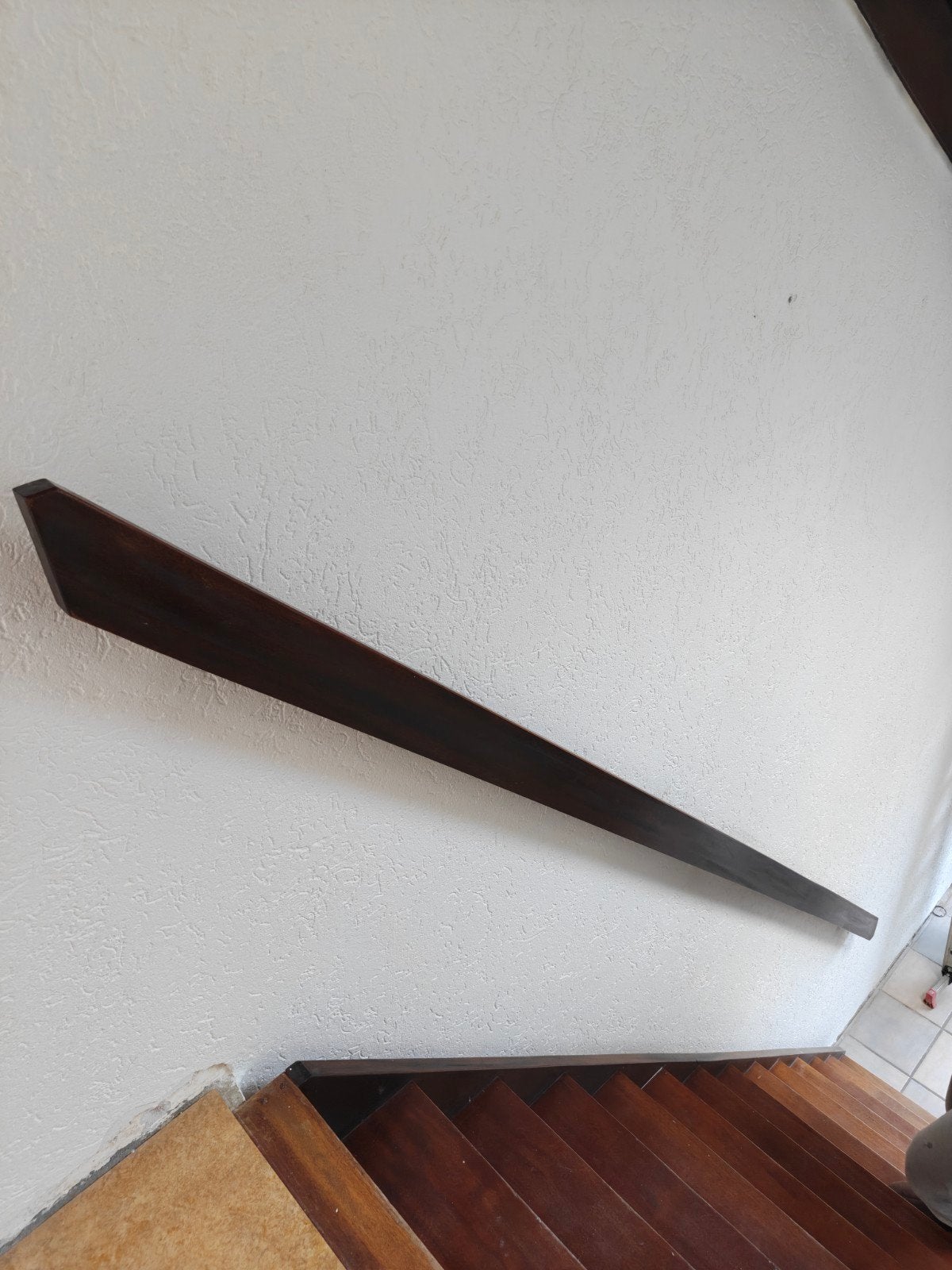 Gebruikte trapleuning - ca. 359 cm lang, Doe-het-zelf en Verbouw, Ophalen, Gebruikt, 250 cm of meer, Overige typen