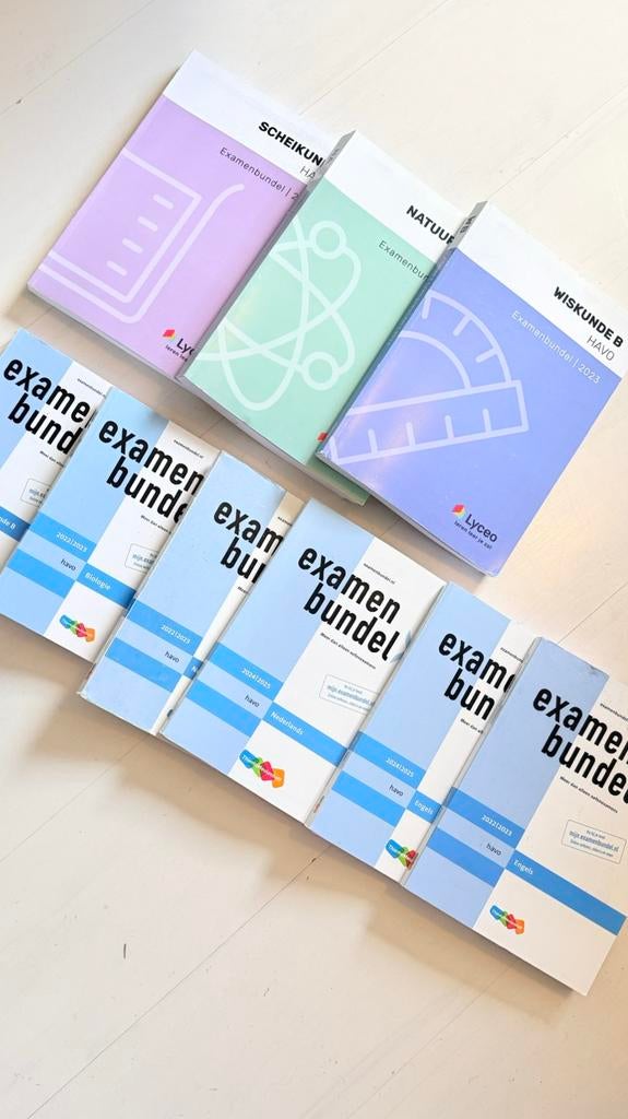 Examenbundels havo, Ophalen of Verzenden, Zo goed als nieuw, Overige typen