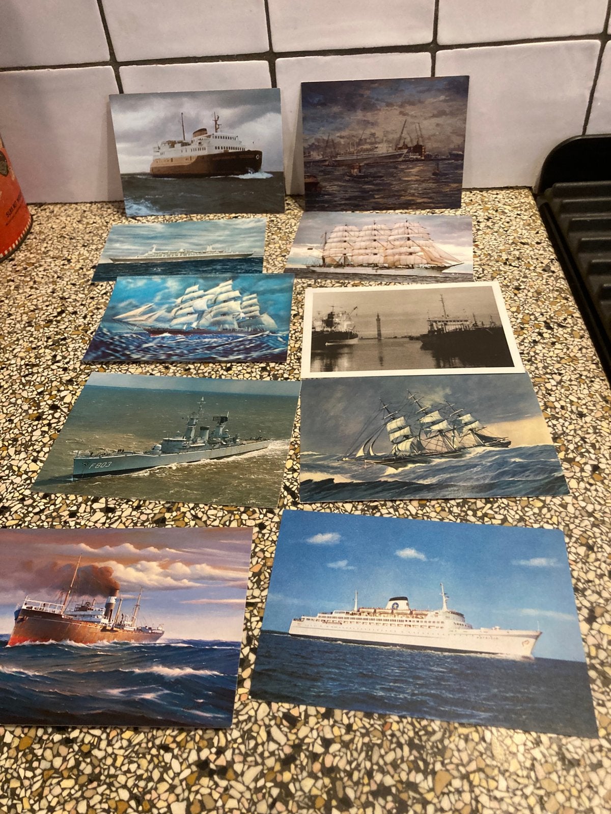 Set scheepskaarten, Ophalen of Verzenden, Zo goed als nieuw, Kaart, Foto of Prent