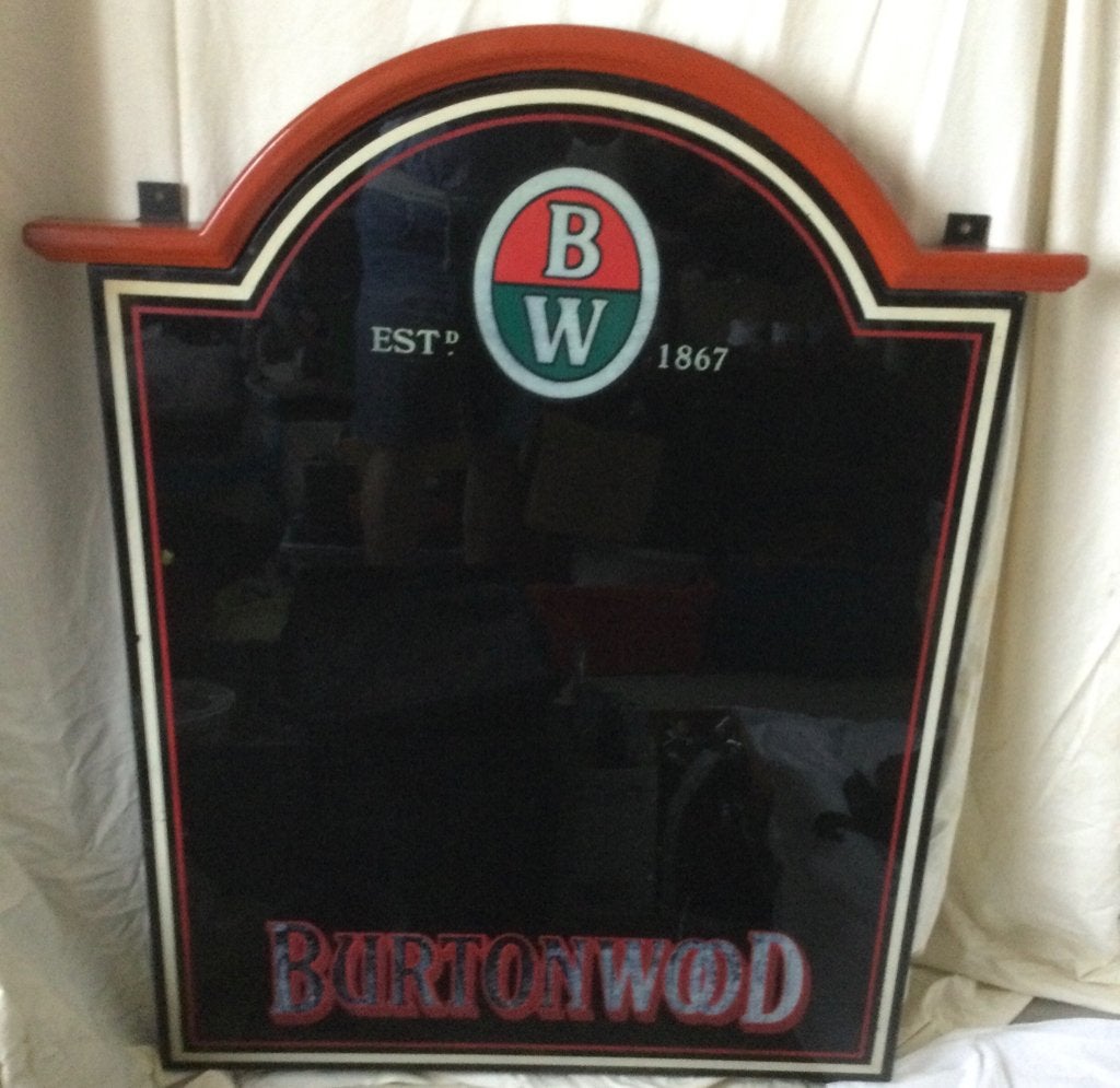 Horeca Schrijfbord merk “Burtonwood” Engels bier, Diversen, Schoolborden, Ophalen, Mobiel, Gebruikt, Whiteboard