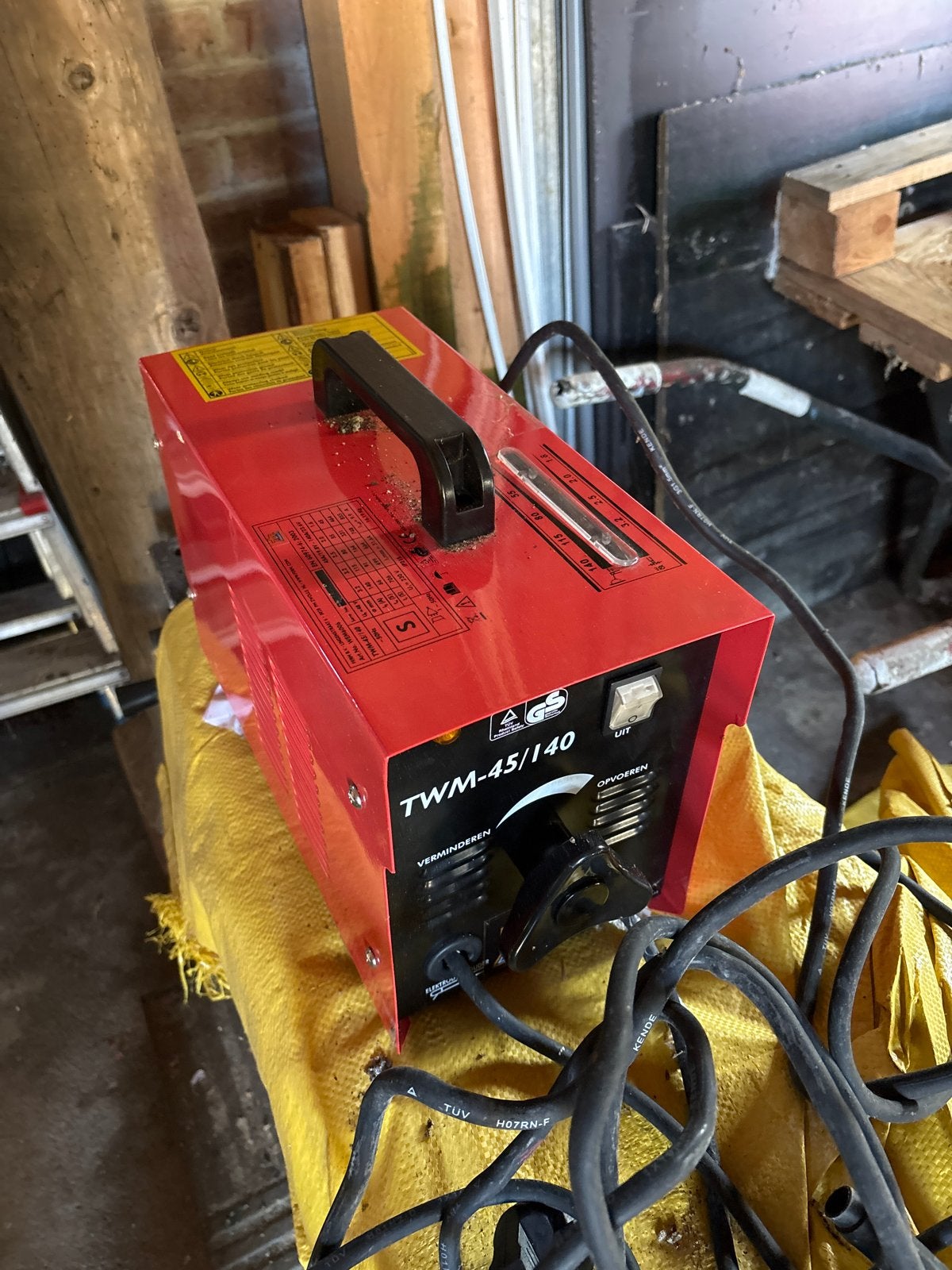 Top Craft TWM-45/140 Lasapparaat, Ophalen of Verzenden, Gebruikt, Minder dan 150 ampère, Elektroden