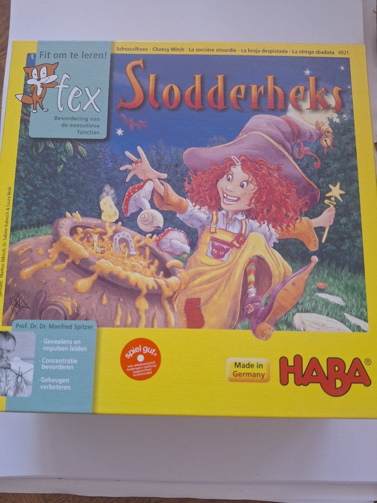 HABA Slodderheks Bordspel - Educatief en Leuk!, Een of twee spelers, Ophalen of Verzenden, Zo goed als nieuw, HABA