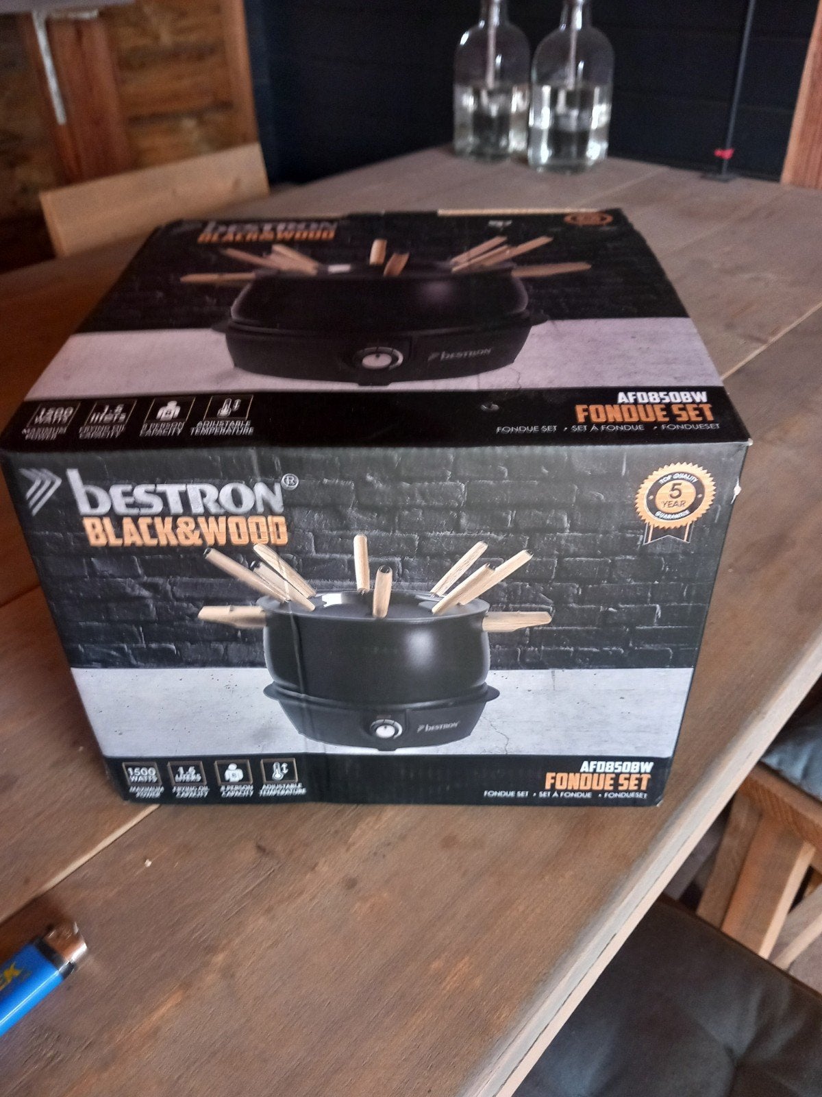 fonduepan nieuw., Ophalen, Nieuw, Elektrisch, Fonduepan