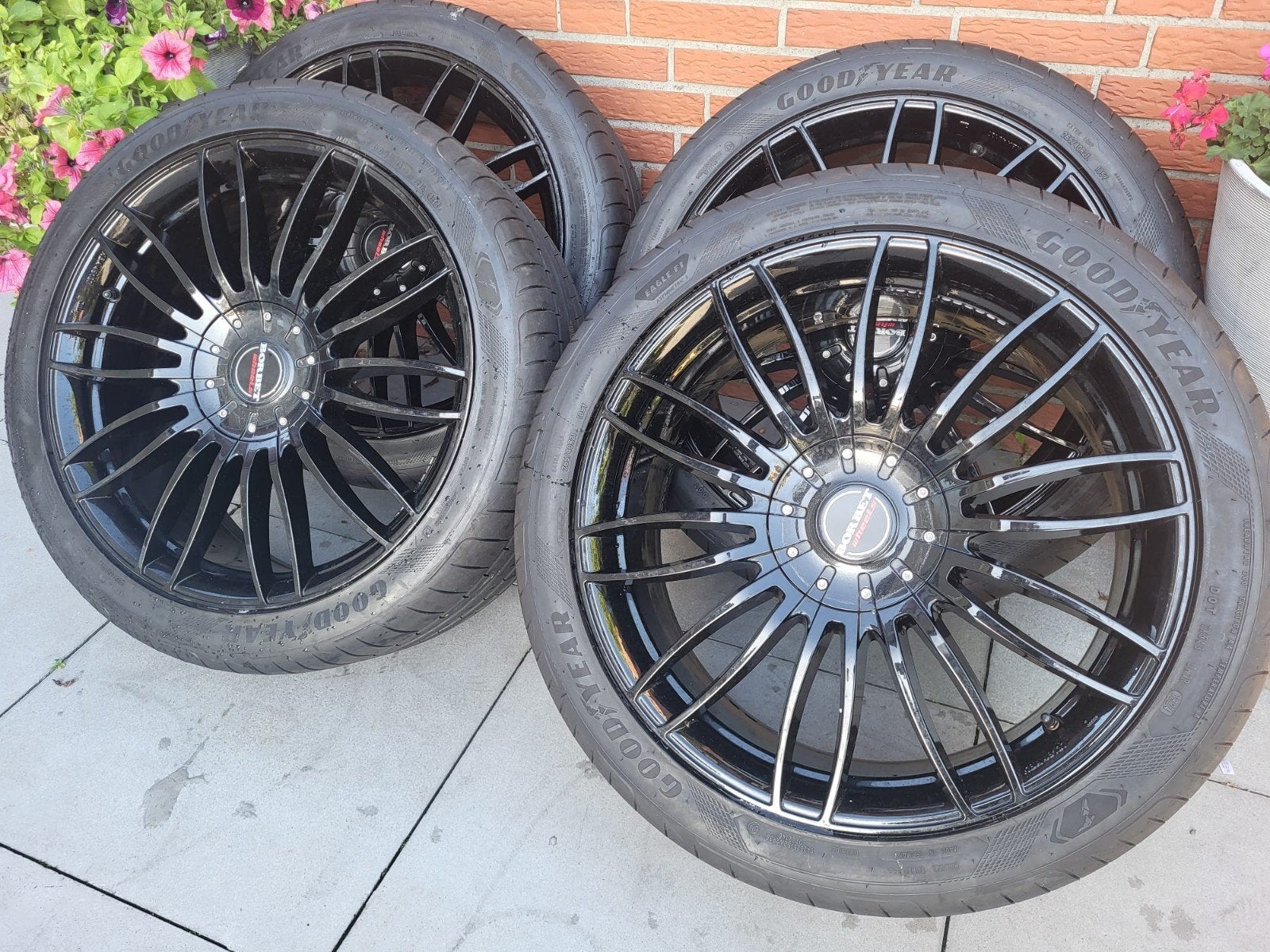 Borbet velgen 265/40/21 inch met nieuwe Goodyear zomerbanden, Ophalen of Verzenden