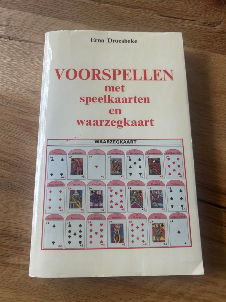 Voorspellen met speelkaarten en waarzegkaart - Erna Droesbek, Ophalen of Verzenden