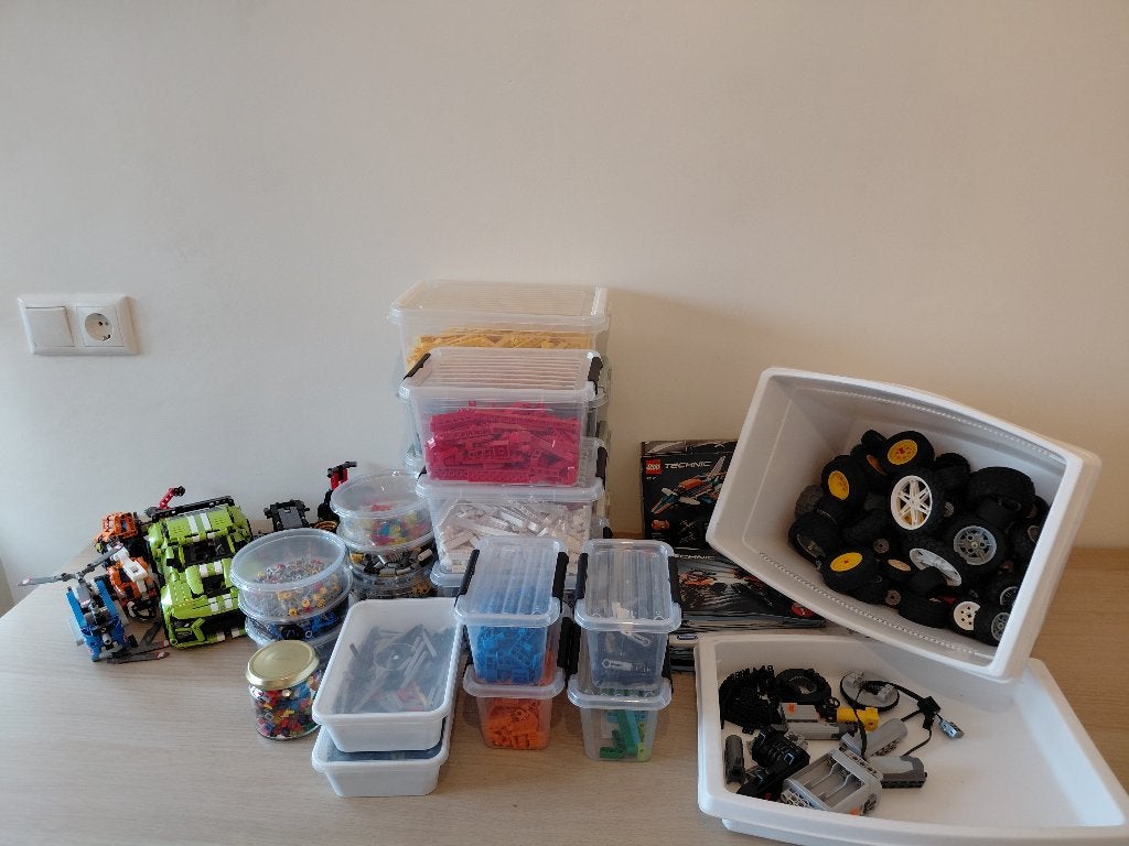 Heel veel Lego Technic, Ophalen, Lego, Overige typen, Inclusief instructies