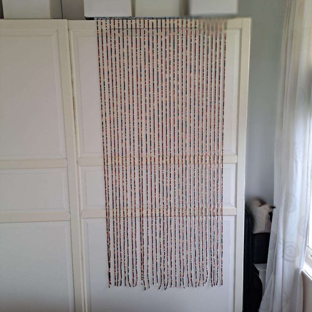 Kralengordijn breedte 90 cm, Ophalen of Verzenden, Gebruikt, 50 tot 100 cm, 150 tot 200 cm