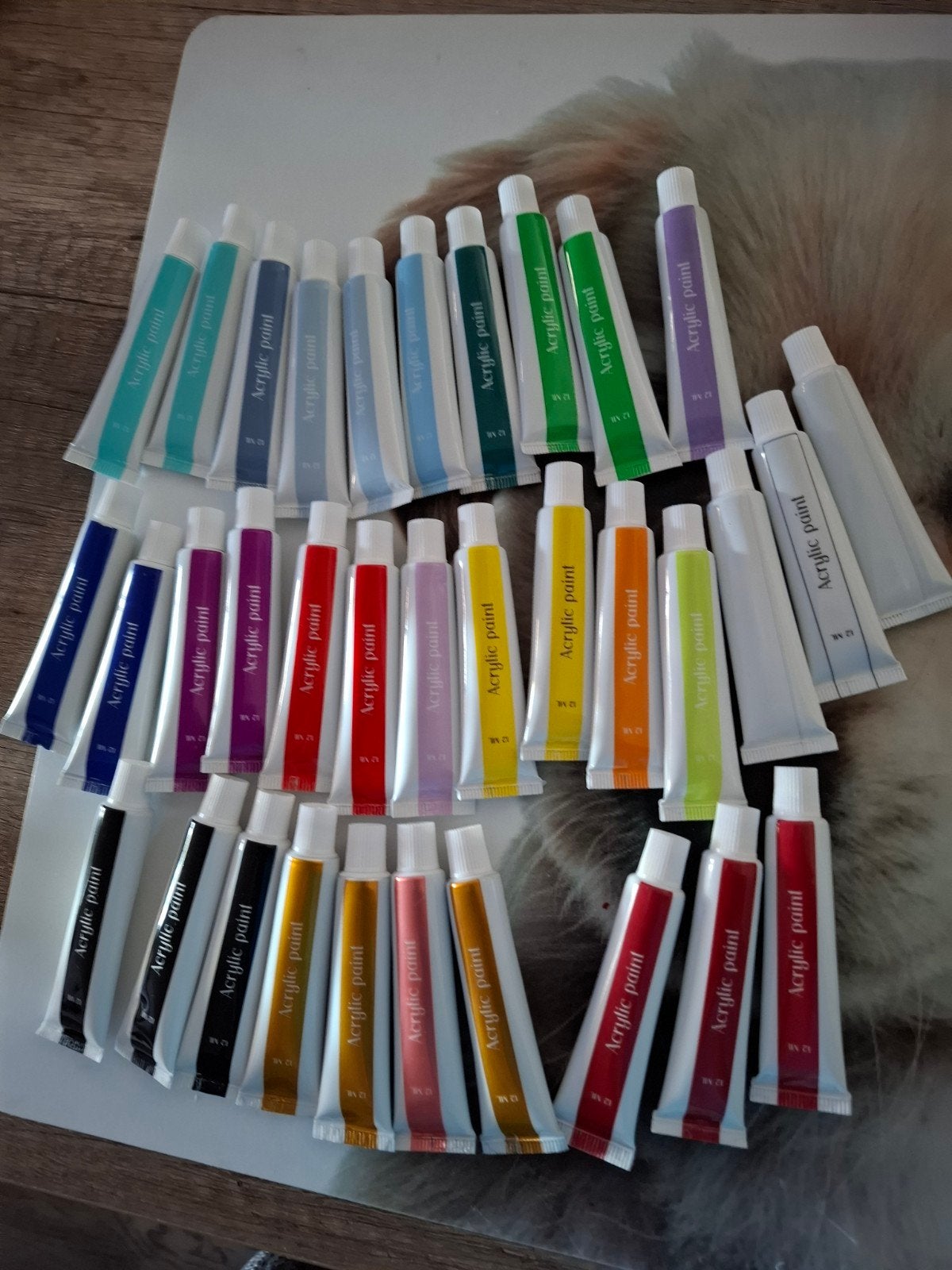 acryl verf, Hobby en Vrije tijd, Schilderen, Ophalen of Verzenden, Gebruikt