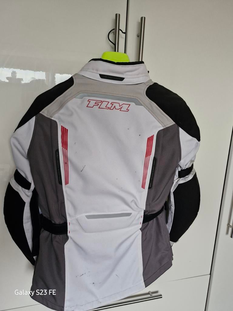 FLM motorjas, Motoren, Kleding | Motorkleding, Jas | textiel, Tweedehands, Ophalen of Verzenden