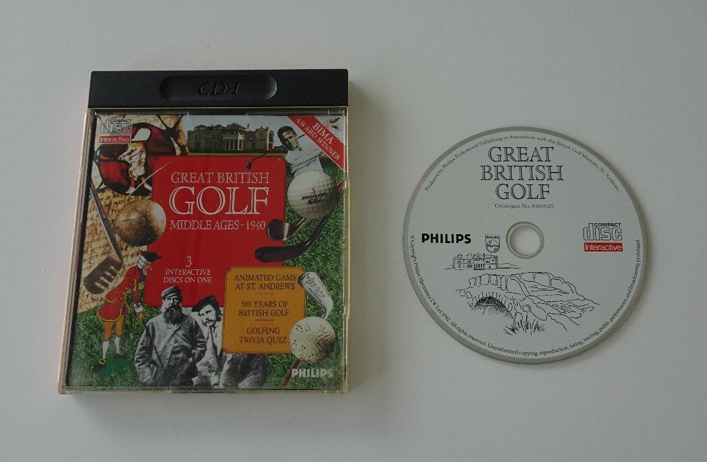 Great British Golf compleet voor Philips CD-i, Ophalen, 1 speler, Zo goed als nieuw, Vanaf 3 jaar