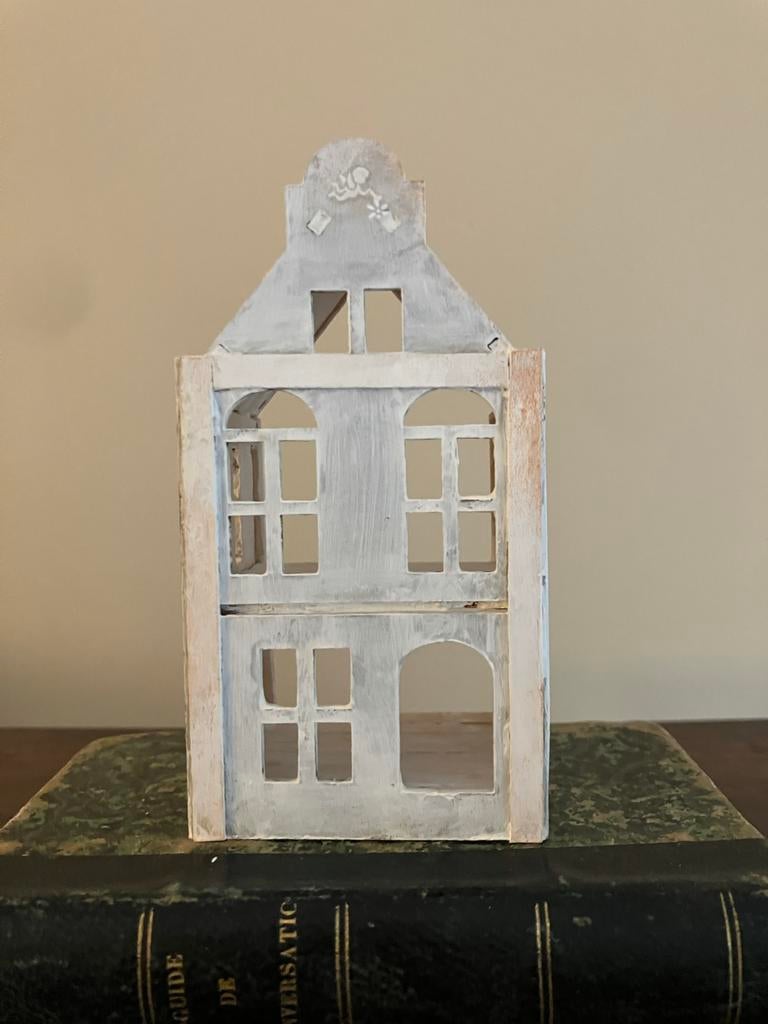 Wit poppenhuis 1:144, Verzamelen, Ophalen of Verzenden, Gebruikt, Poppenhuis