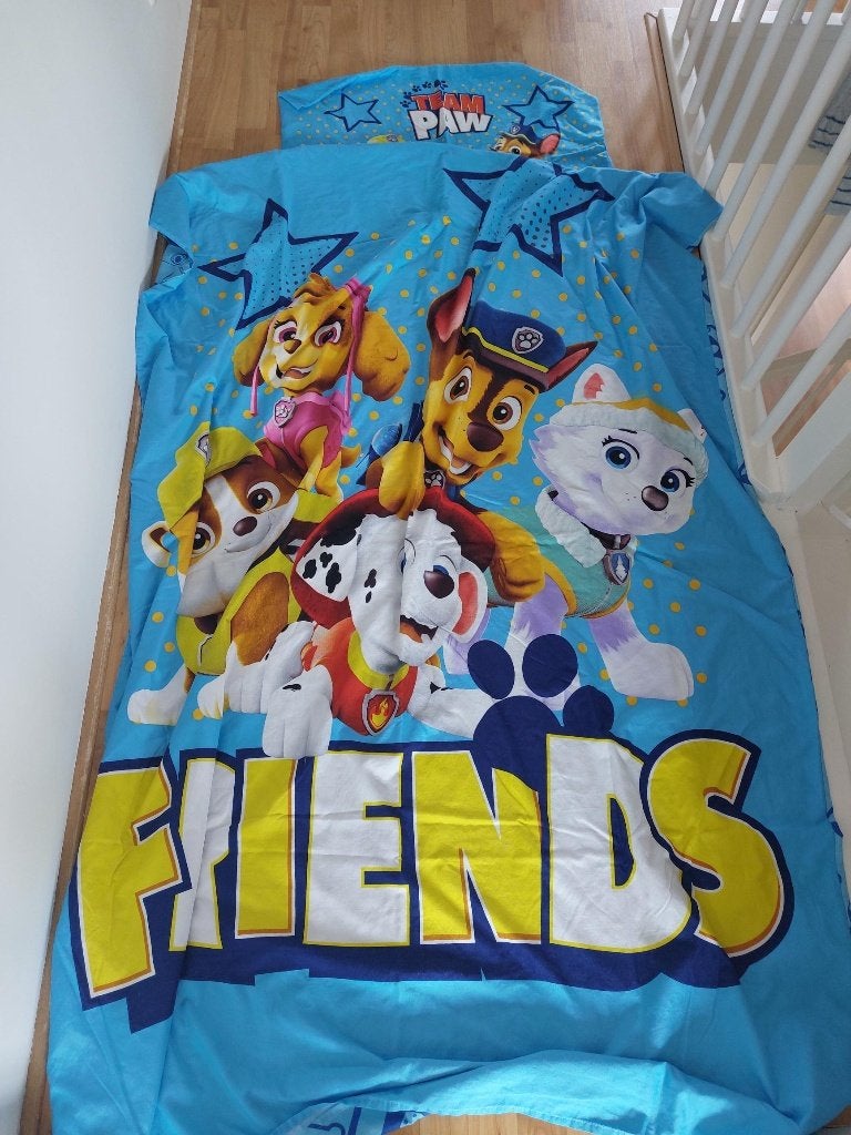Dekbedovertrek Paw Patrol, Ophalen of Verzenden, Gebruikt