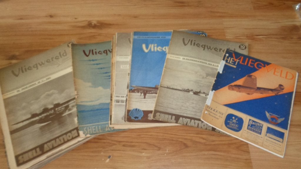 Vliegwereld 1939 oorlog wo2 vliegtuig LVA luchtmacht, Verzamelen, Verzenden, Gebruikt, Boek of Tijdschrift