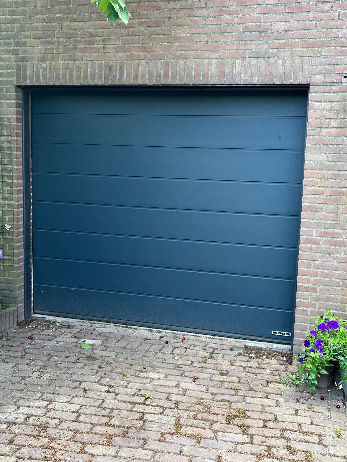 Hörmann sectionaal roldeur garage automatisch, Ophalen, Garagedeur, Zo goed als nieuw, Metaal