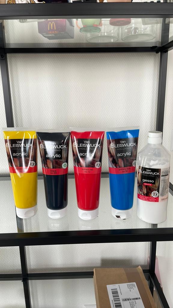 Acrylic paint / GRATIS, Ophalen of Verzenden, Zo goed als nieuw
