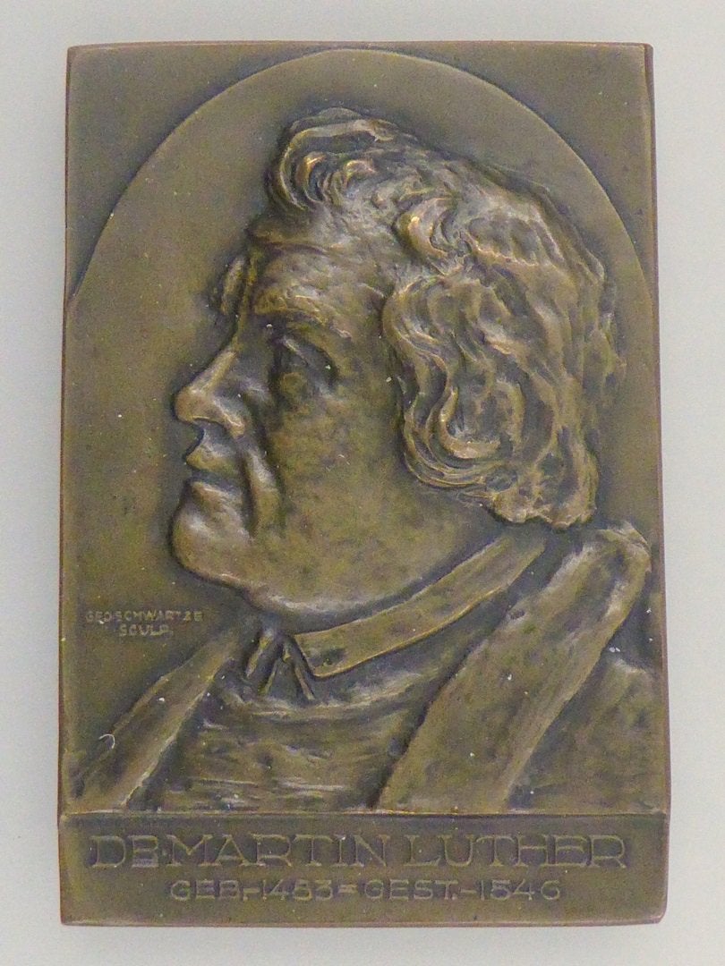 Herdenkingsmedaille 400 jaar Kerkhervorming 1917, Brons, Postzegels en Munten, Ophalen of Verzenden, Brons, Nederland