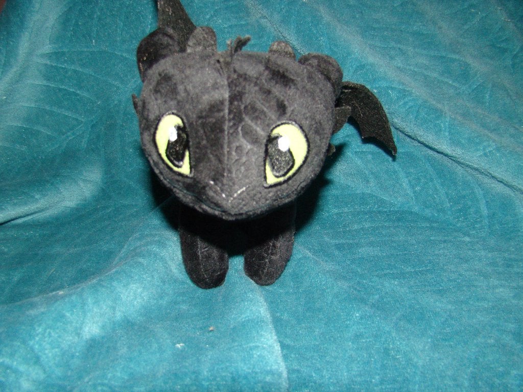 Dragon the hidden world zwart draak knuffel, Overige karakters, Overige typen, Zwart, Ophalen of Verzenden