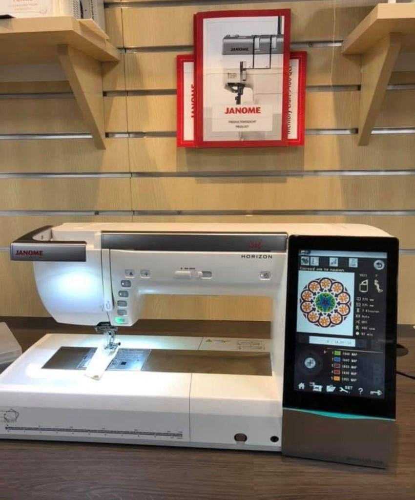 Janome Horizon 15000, Hobby en Vrije tijd, Ophalen, Gebruikt, Naaimachine, Janome
