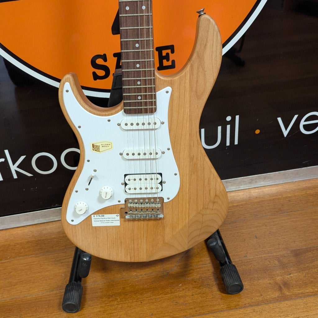 Yamaha Pacifica PAC112JL Yellow Natural Satin linkshandig, Muziek en Instrumenten, Yamaha, Zo goed als nieuw, Support@yamaha.com