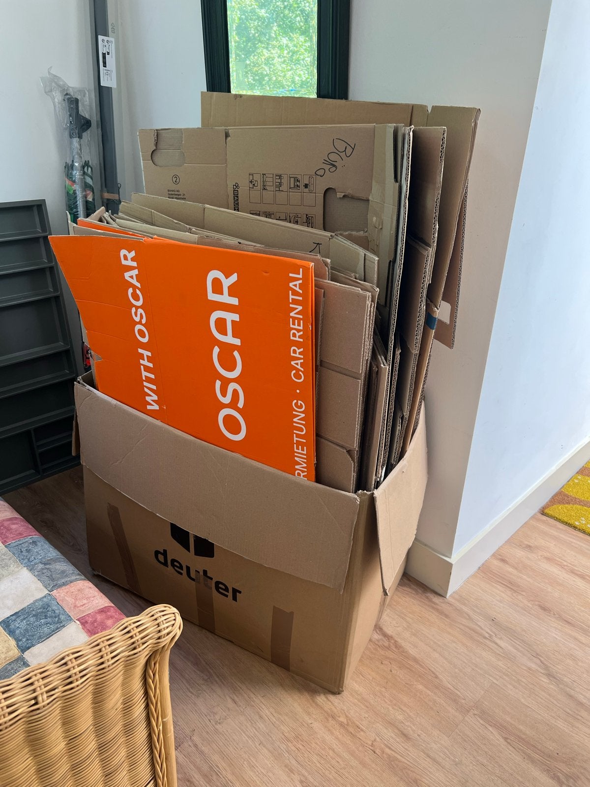Grote partij gebruikte verhuisdozen, Doe-het-zelf en Verbouw, Kratten en Dozen, Ophalen, 40 tot 60 cm, 50 tot 75 cm, 50 cm of meer