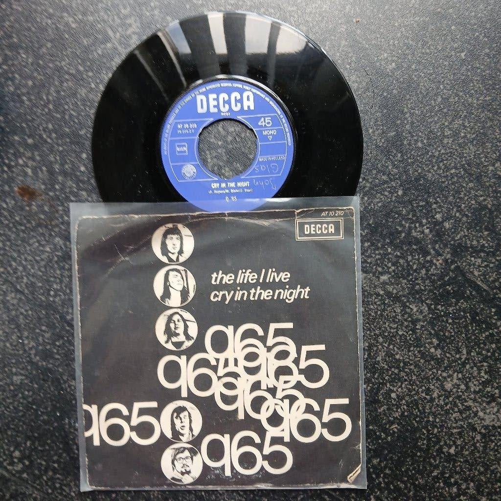 The Life I Live / Cry In The Night - Q65 (Decca), Cd's en Dvd's, Gebruikt, 7 inch, Ophalen of Verzenden, EP