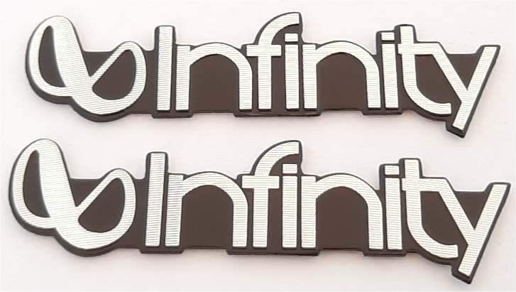 Infinity Aluminium plaatje set, Verzenden