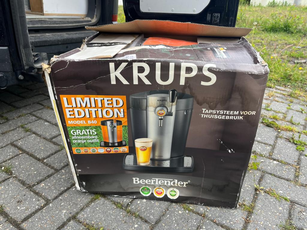 Krups BeerTender B40 Limited Edition thuistapsysteem, Witgoed en Apparatuur, Thuistaps, Ophalen of Verzenden, Zo goed als nieuw
