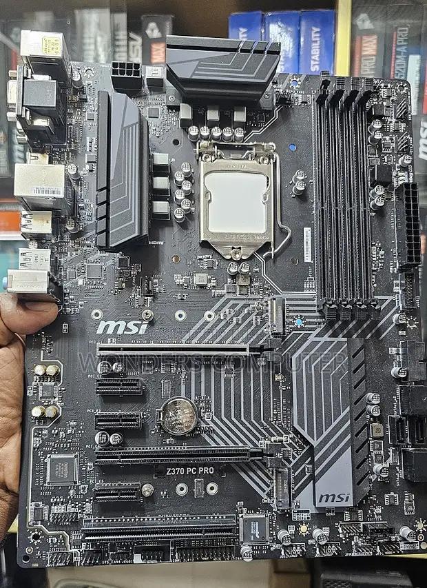 Msi z370 pc pro zonder cpu, Gebruikt, Verzenden, LGA 1151, DDR4