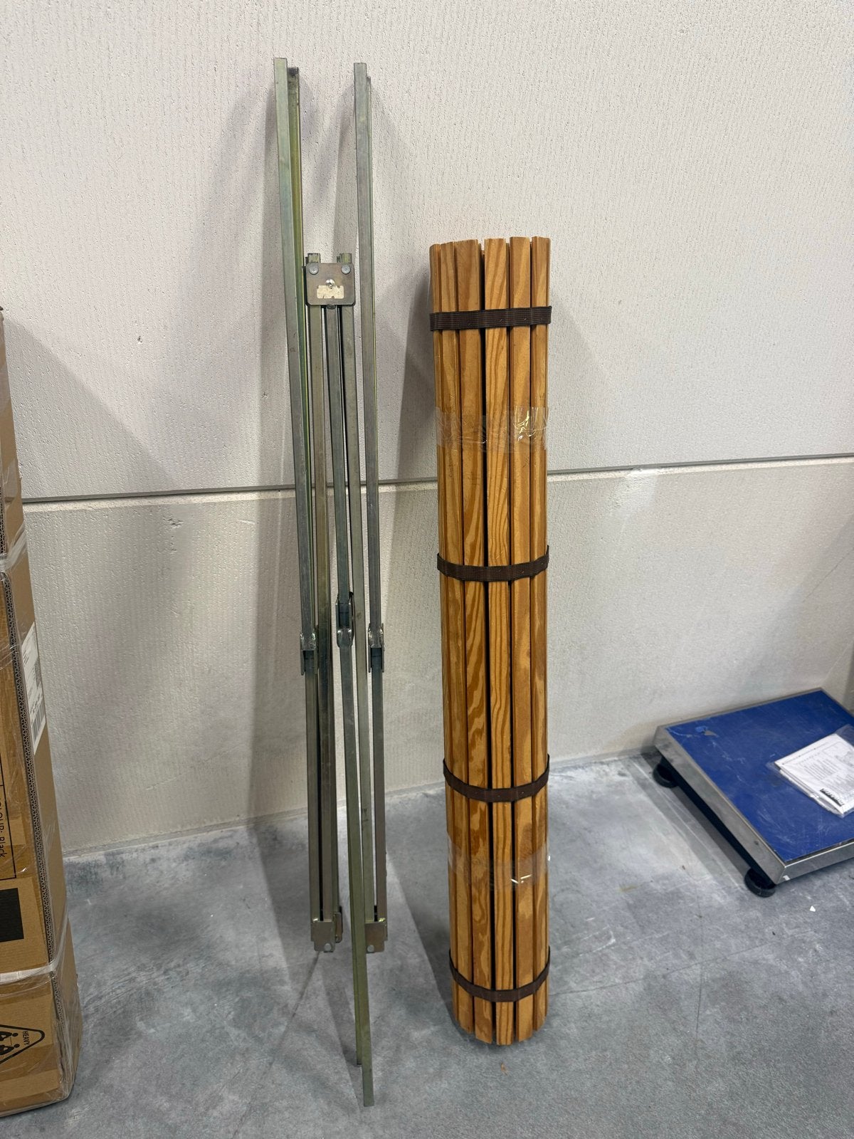 Marktkraam onderstel met houten blad, Ophalen of Verzenden