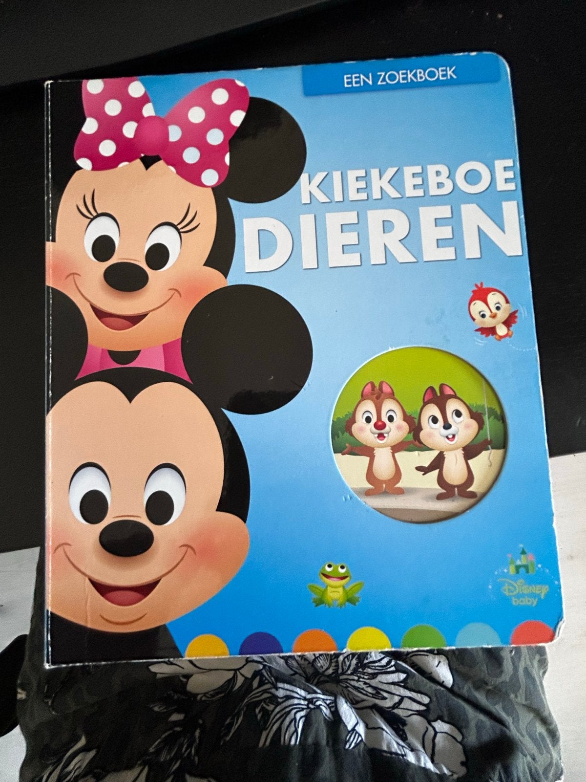 Kiekeboe Dieren Disney Baby Zoekboek 9789059249264, Ophalen of Verzenden, Zo goed als nieuw, Uitklap-, Voel- of Ontdekboek, 0 tot 6 maanden