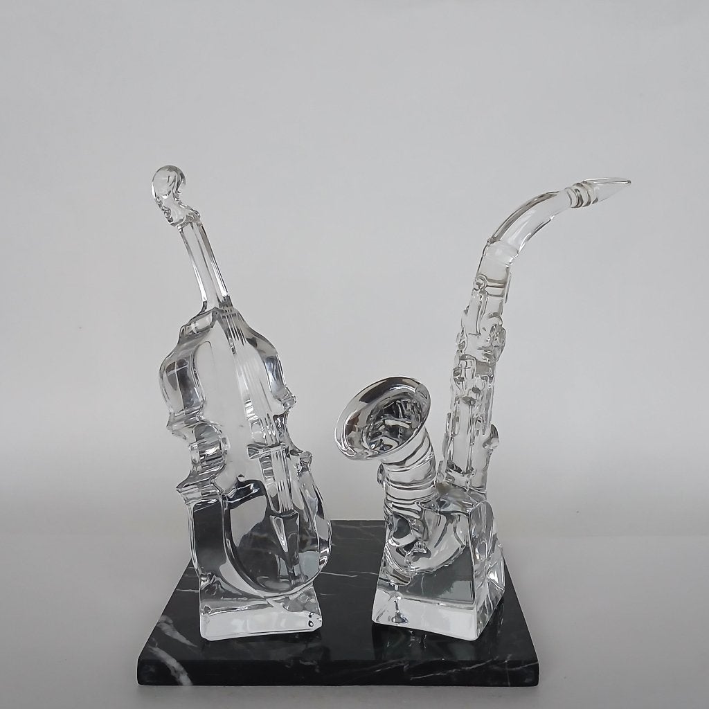 Saxofoon Viool Cristal d’Arques, Antiek en Kunst, Antiek | Glas en Kristal, Ophalen of Verzenden