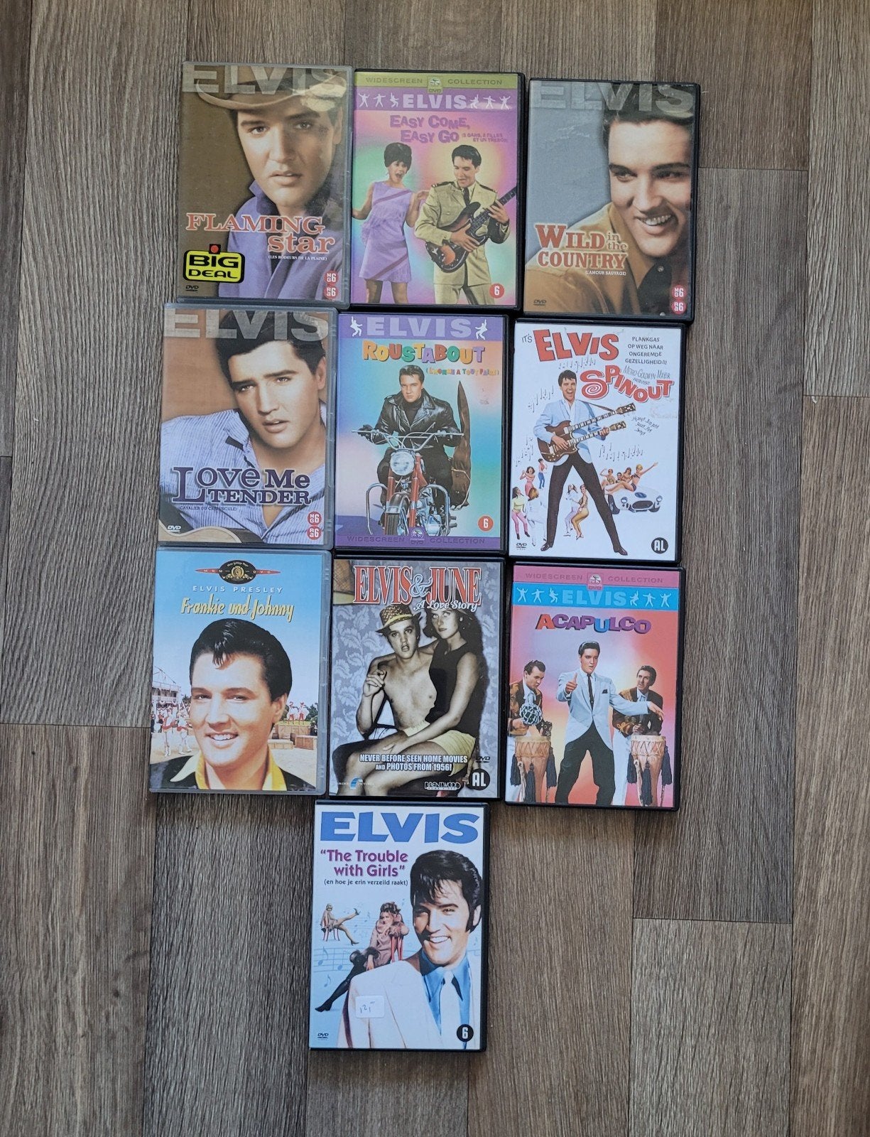 Elvis Presley dvd collectie, Cd's en Dvd's, Dvd's | Klassiekers, Alle leeftijden, Ophalen of Verzenden, Zo goed als nieuw, Komedie