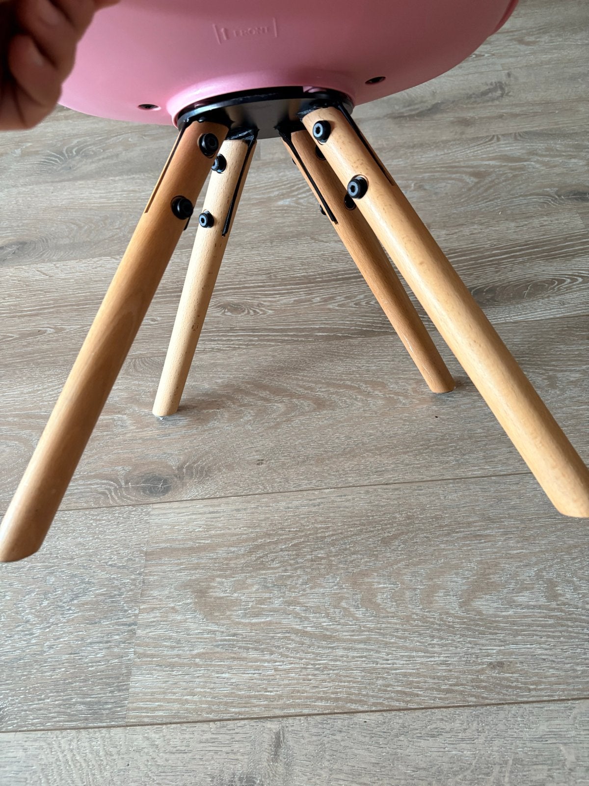Roze kinderstoel Woody van NOUS Kids, Ophalen, Zo goed als nieuw, Overige typen