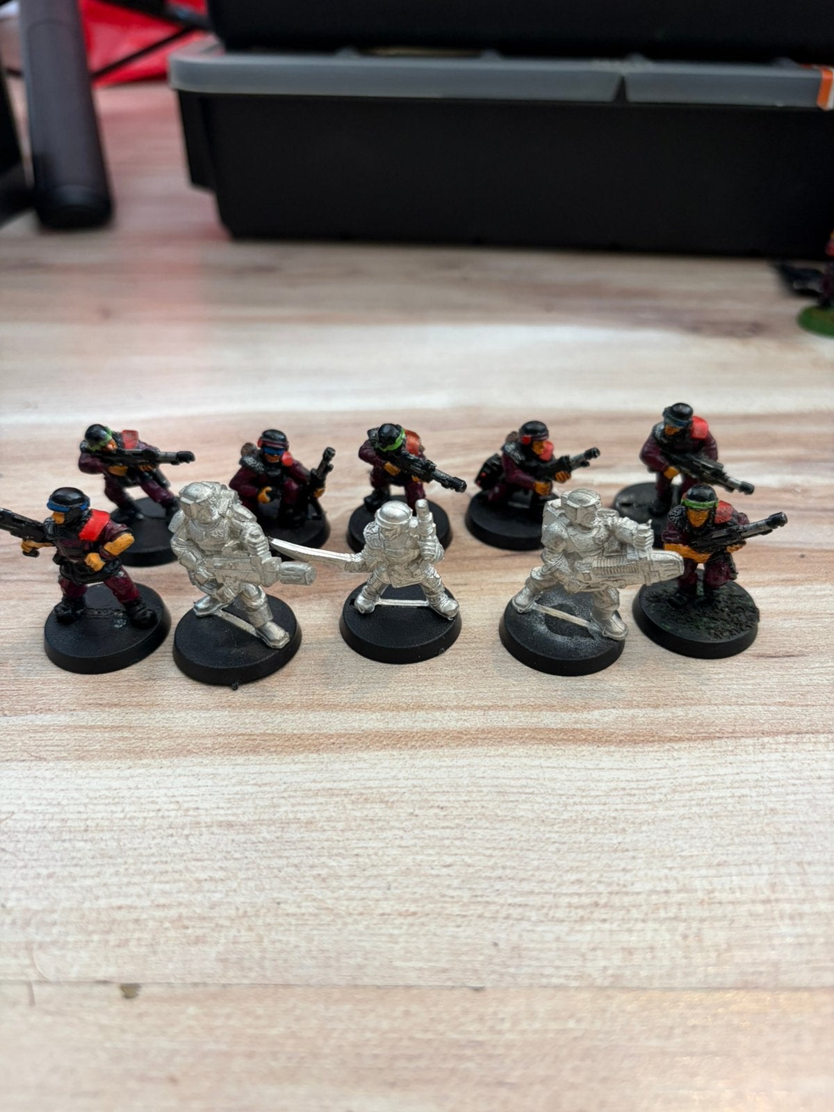 Warhammer 40k astra militarum oude metalen cadians, Figuurtje(s), Ophalen of Verzenden, Geverfd, Warhammer 40000