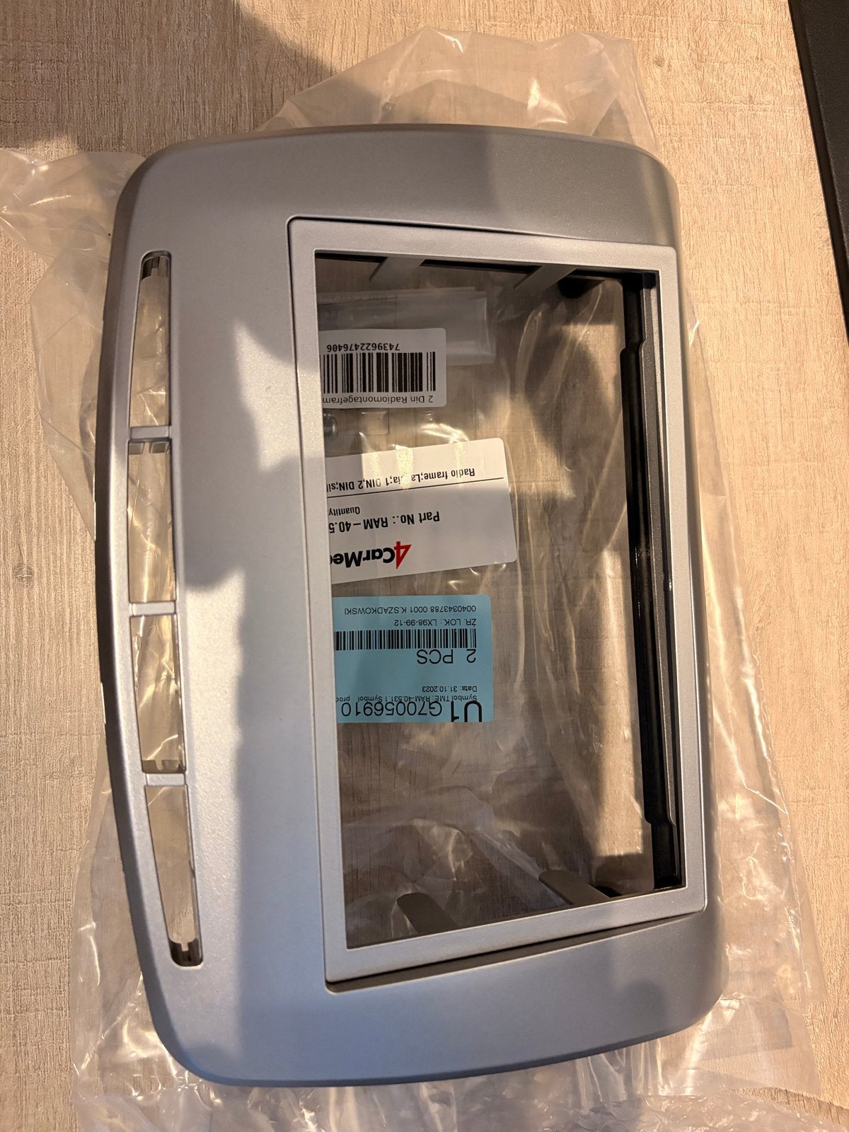 Radio Frame 2 DIN voor Auto - Nieuw, Auto diversen, Auto-accessoires, Ophalen of Verzenden, Nieuw