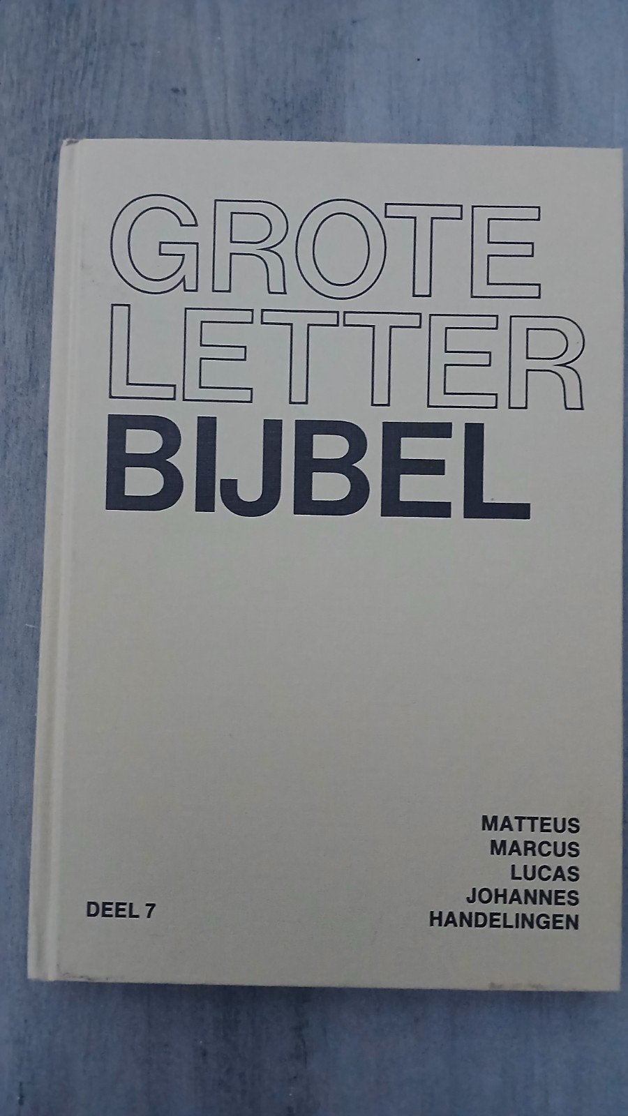 Grote Letter Bijbel Deel 7 NBG-vertaling 1951, Ophalen of Verzenden, Nederlands Bijbelgenootschap