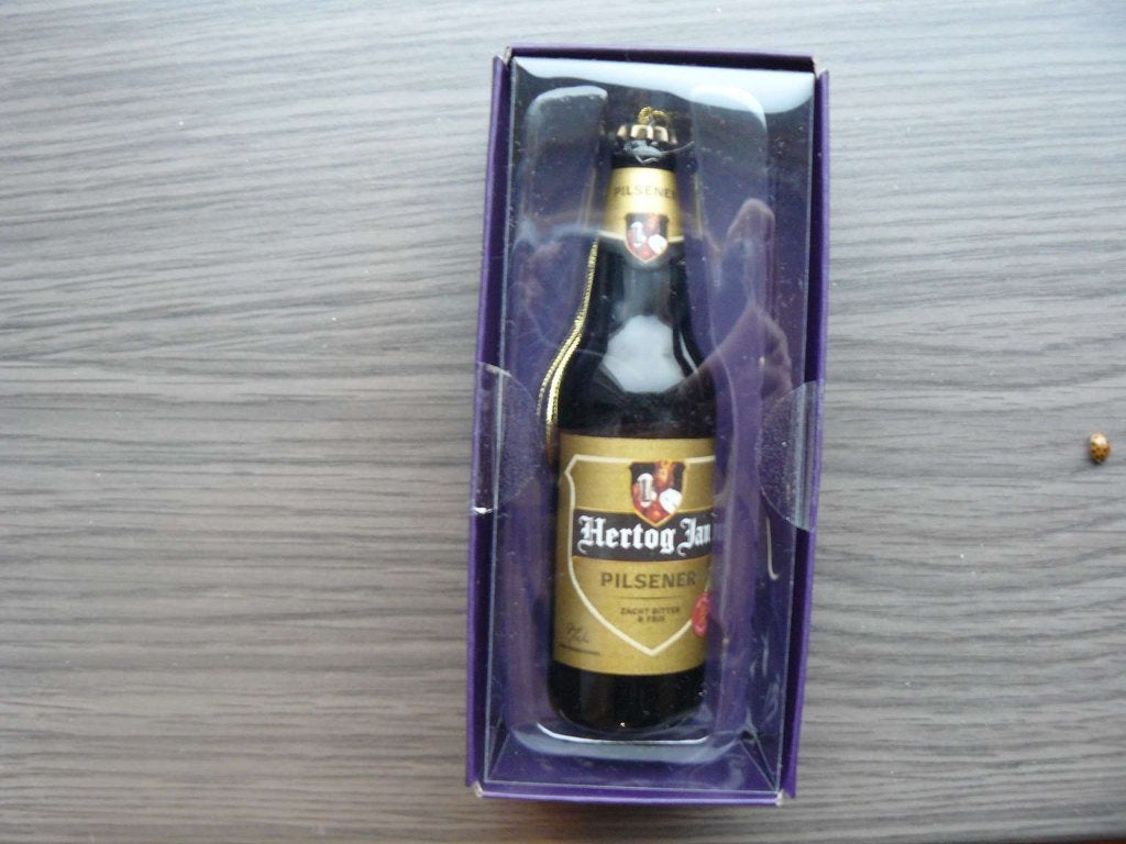 Nieuwe Hertog Jan kerstbal/kersthanger., Ophalen of Verzenden, Nieuw