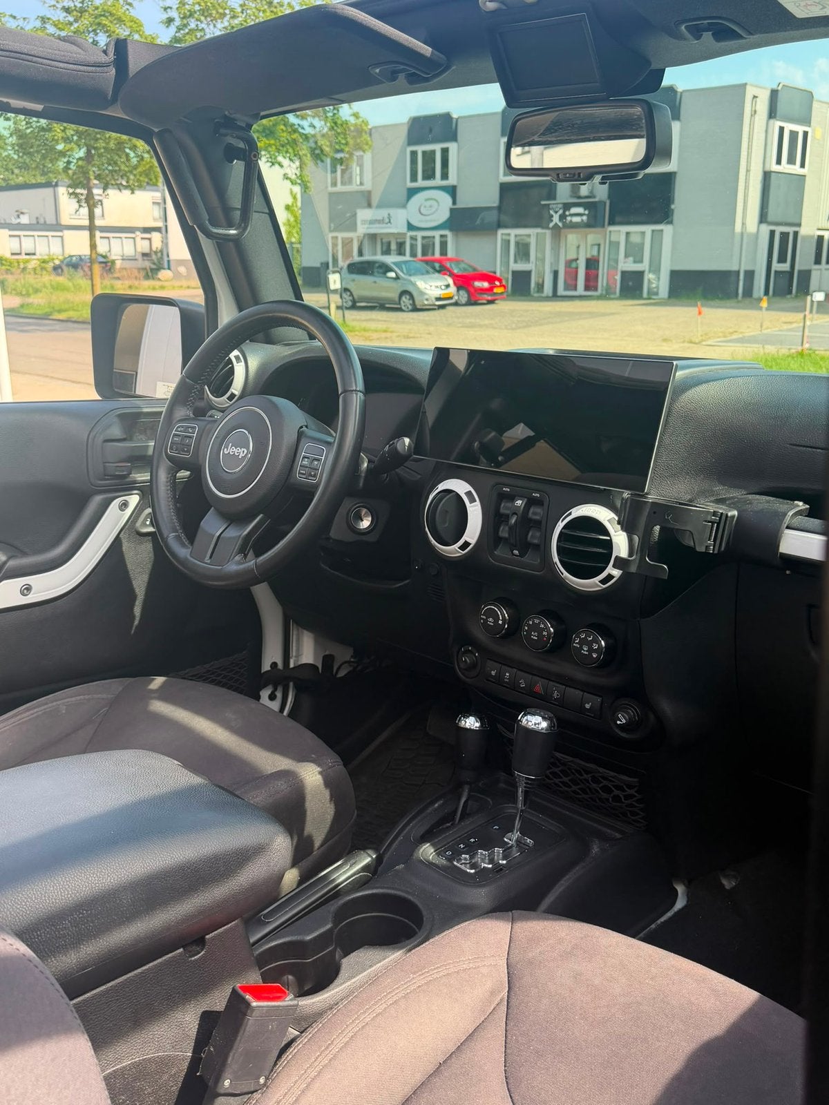 ‼️GERESERVEERD‼️JEEP WRANGLER JK 3.6 V6 284PK SAHARA ‼️, Auto's, Wit, Bedrijf, Wrangler, SUV of Terreinwagen