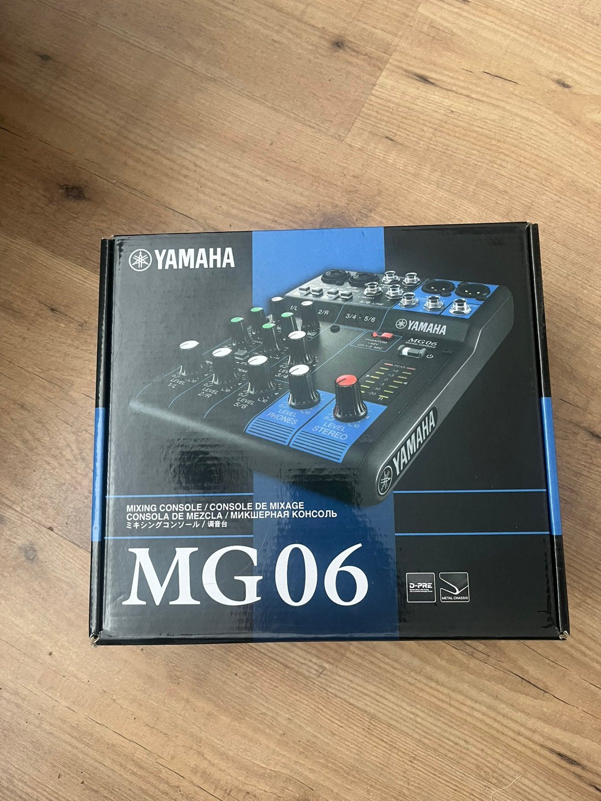 Yamaha MG06 (mixer) mengpaneel 6-kanaals, Ophalen, Gebruikt, 5 tot 10 kanalen, Microfooningang