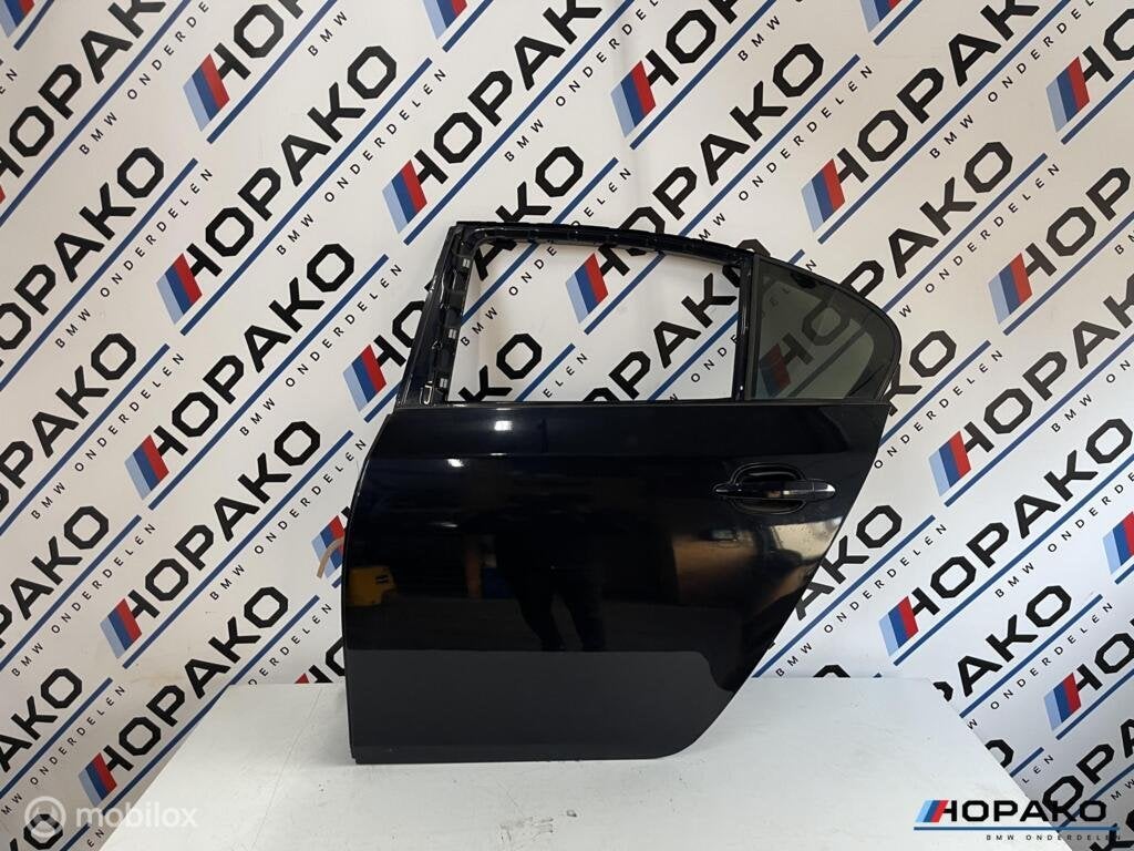 BMW 5 serie E60 |achterdeur links| Carbonschwarz metallic, Auto-onderdelen, Gebruikt, Deur, Einsteinlaan 5, Rijnswijk, Ophalen of Verzenden