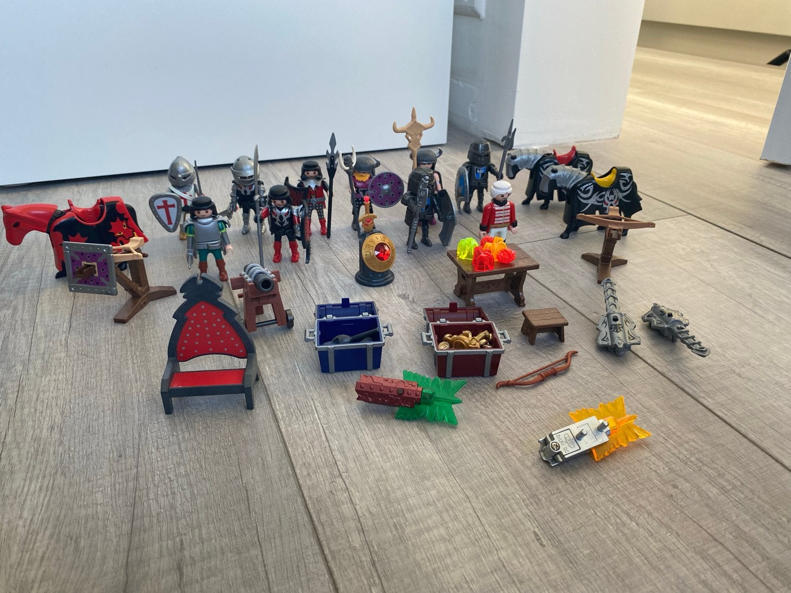 Playmobil ridders en accessoires, Ophalen of Verzenden, Gebruikt, Los playmobil