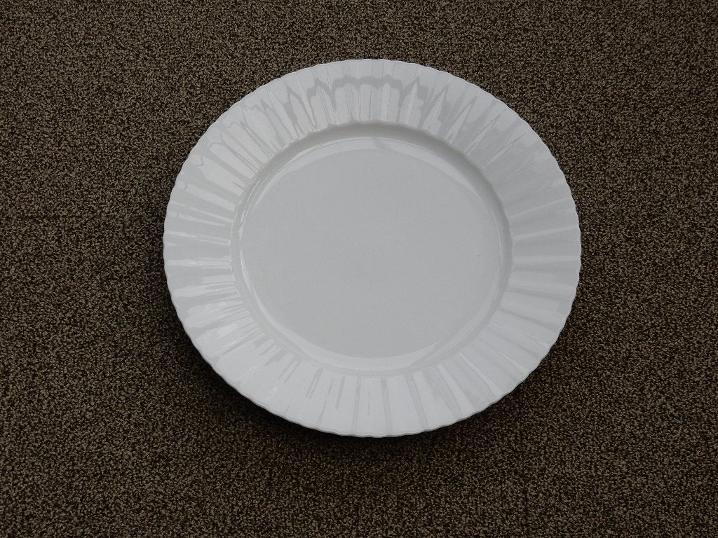 Groot Bord gebak schaal feltmann wit Doorsnee : 28 cm, Overige merken, Ophalen of Verzenden, Zo goed als nieuw, Bord(en)