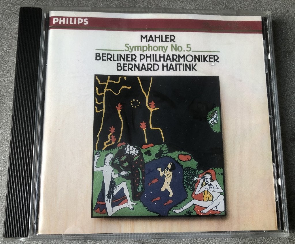 MAHLER - SYMPHONIE 5 - BERLINER PHILHARMONIKER - HAITINK, Mahler, Ophalen of Verzenden, Zo goed als nieuw, Romantiek