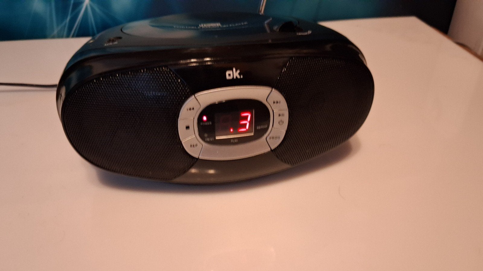 Draagbare radio/cd speler, Ophalen of Verzenden, Gebruikt, Radio, Met cd-speler