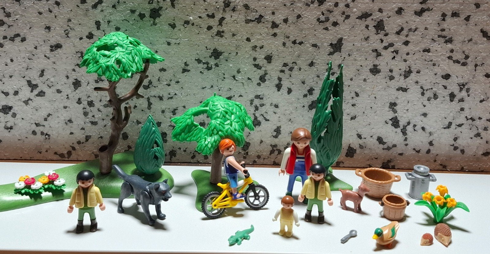 Bak vol met Playmobil (set met figuren, dieren en accessoir, Kinderen en Baby's, Ophalen, Jongen of Meisje