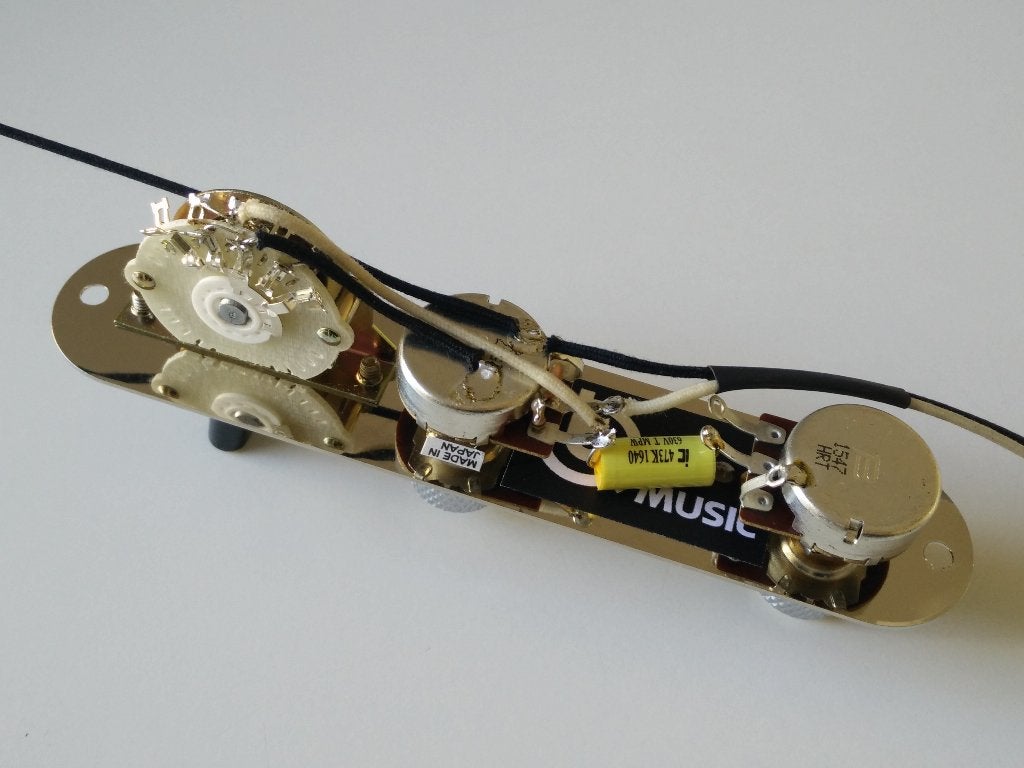 Telecaster upgrade control plate met 4-standen schakelaar, Bqmusic@hotmail.nl, Nieuw, Ophalen of Verzenden, BQmusic