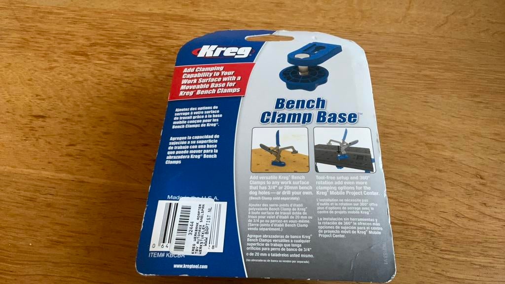 Kreg bench clamp base, Ophalen, Zo goed als nieuw