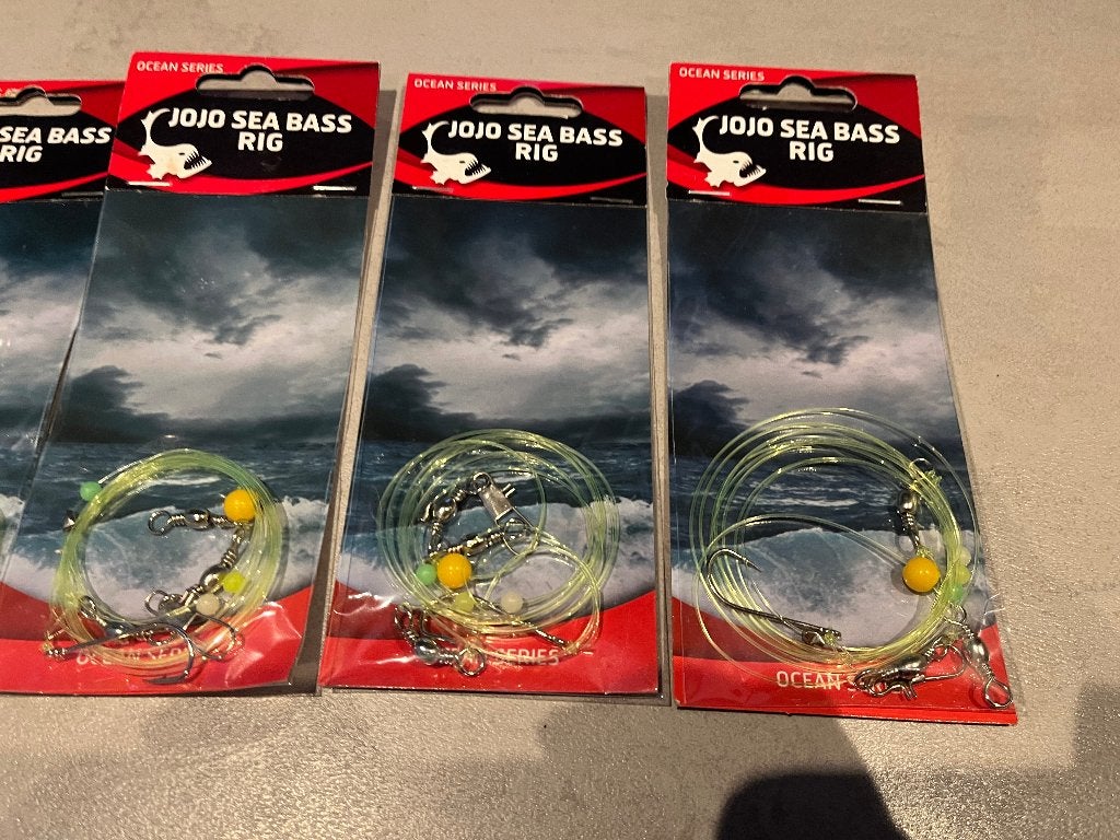adv 257 / NIEUW 1 set 5 pakjes zeevis paternosters, Watersport en Boten, Hengelsport | Zeevissen, Ophalen of Verzenden, Nieuw