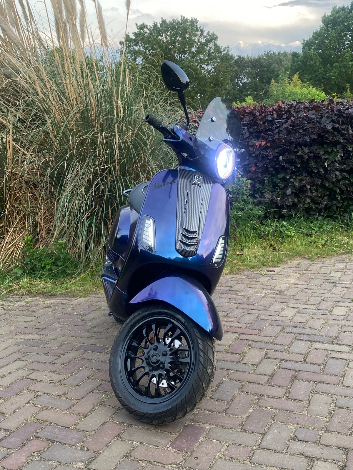 Custom Vespa LX 70 cc malossi - mono rs zadel - level 10, Ophalen, 70 cc, Zo goed als nieuw, Benzine